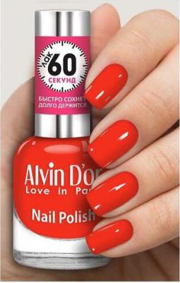 к_alvin d or_лак д/ногт.60 секунд 15мл ADN-55_5522 темный оранж 867024522