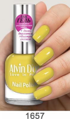 Лак для ногтей Alvin Do'R 1657 пастельно-желтый 12 мл