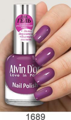 Лак для ногтей Alvin Do'R 1689 сиреневый хамелеон 12 мл