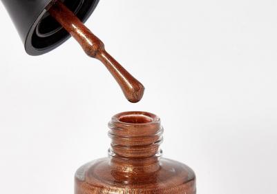 Лак для ногтей "Ceramic" 15 Медный перламутровый – фото 1