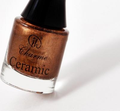 Лак для ногтей "Ceramic" 15 Медный перламутровый – фото 6