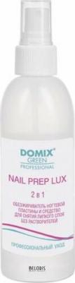 Обезжириватель ногтевой пластины и средство для снятия липкого слоя / Nail Prep Lux 2 в 1 DGP 1 л – фото 1
