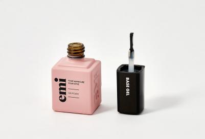 Прозрачное базовое гель-лаковое покрытие для ногтей Base gel – фото 3