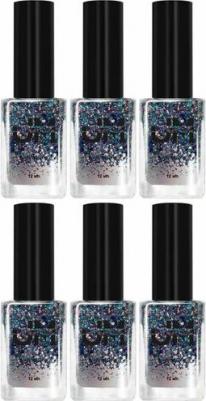 Лак для ногтей с блестками 12 мл тон 405 мульти крупные