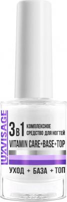 3 в 1 Vitamin Care + Base + Top Комплексное средство для ногтей 9г – фото 3