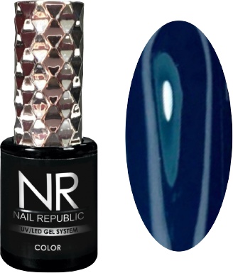 гель-лак для ногтей Color, 10 мл, 10 г, 107 лазурно-синий