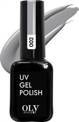 Гель-лак для ногтей UV Gel Polish 002 Серый 10 мл – фото 3