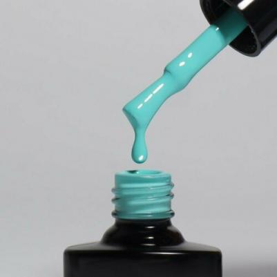 Гель лак для ногтей "DELICATE NUDE", 3-х фазный, 8 мл, LED/UV, цвет бирюзовый (31) – фото 1