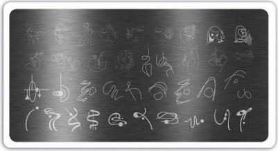 Пластина для стемпинга, №6429 – фото 1