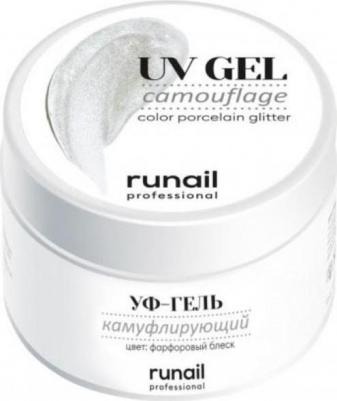 УФ-гель камуфлирующий, фарфоровый блеск 15 г – фото 4