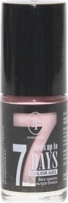 лак для ногтей 7 days Color Gel, 8 мл, №282 сливовый – фото 8