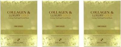 Гидрогелевая маска для лица с золотом Collagen & Luxury Gold Energy Hydrogel Facial Mask, 30 гр – фото 1