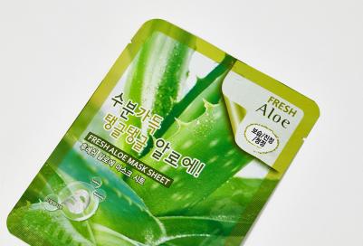Набор тканевых маскок для лица алоэ Fresh Aloe Mask Sheet, 10 шт – фото 1