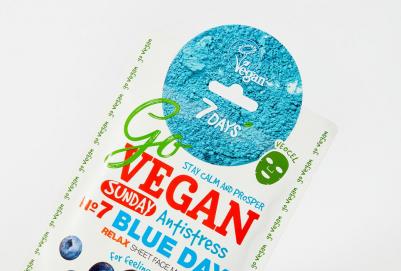 Маска для лица Тканевая Go vegan Sunday 25г – фото 1