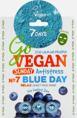 Маска для лица Тканевая Go vegan Sunday 25г