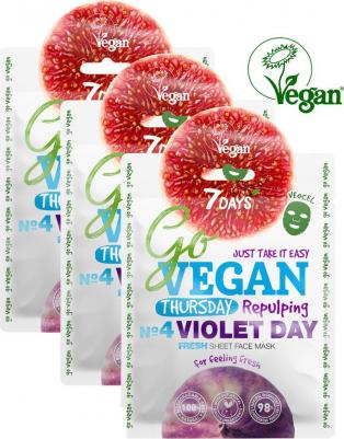 Маска для лица Тканевая Go vegan Thursday 25г – фото 1