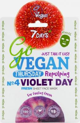 Маска для лица Тканевая Go vegan Thursday 25г