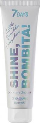 Молочко для тела мерцающее с шиммером SHINE, BOMBITA! / 03 Holographic, 150 мл – фото 3