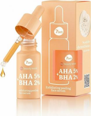 Сыворотка для лица очищающая AHA+BHA пилинг для лица MY BEAUTY WEEK, 20 мл – фото 1