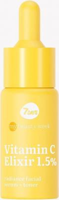 Сыворотка+тонер для лица MY BEAUTY WEEK VITAMIN C ELIXIR 1,5% придающая сияние коже, 20 мл – фото 1