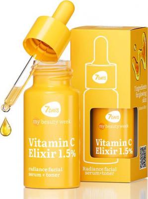 Сыворотка+тонер для лица MY BEAUTY WEEK VITAMIN C ELIXIR 1,5% придающая сияние коже, 20 мл – фото 3