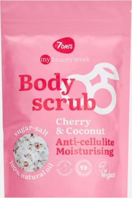 Скраб для тела Cherry & Coconut сахарно-солевой увлажняющий 250 г
