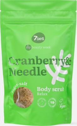 Скраб для тела Cranberry & Needle сахарно-солевой релаксирующий 250 г – фото 2