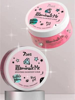 Смягчающий сахарный скраб для тела ILLUMINATE ME ROSE GIRL, 220 мл – фото 2