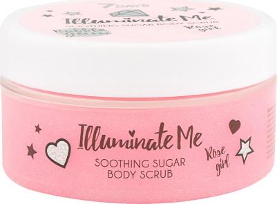 Смягчающий сахарный скраб для тела ILLUMINATE ME ROSE GIRL, 220 мл – фото 4