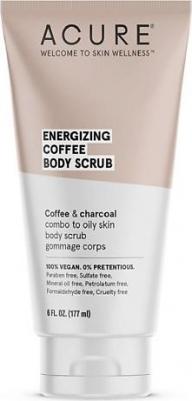 Скраб для тела кофейный с древесным углём Energizing Coffee Body Scrub 177