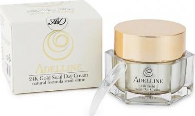 Дневной крем для лица увлажняющий антивозрастной с коллоидным золотом и муцином улитки Корея 50 мл – фото 2