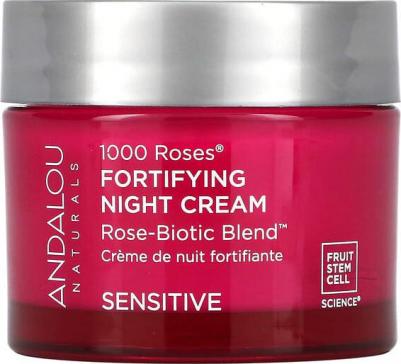 1000 Roses, укрепляющий ночной крем, для чувствительной кожи, 50 г