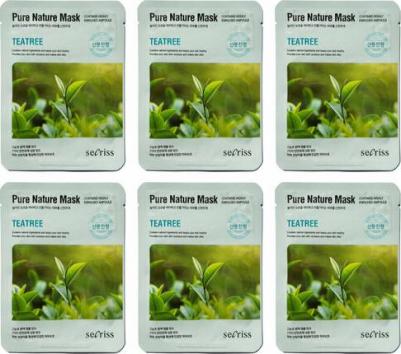 Маска для лица тканевая Secriss Pure Nature Mask Pack Teatree – фото 5