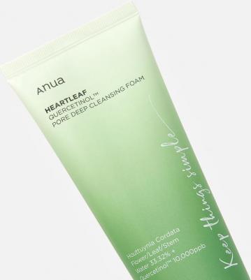 Пенка-скраб с кверцетинолом для очищения пор Heartleaf Quercetinol Pore Deep Cleansing Foam 150 мл – фото 1