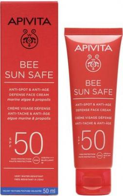 крем для лица Bee Sun Safe Anti-Spot & Anti-Age Defense SPF50, 50 мл – фото 1