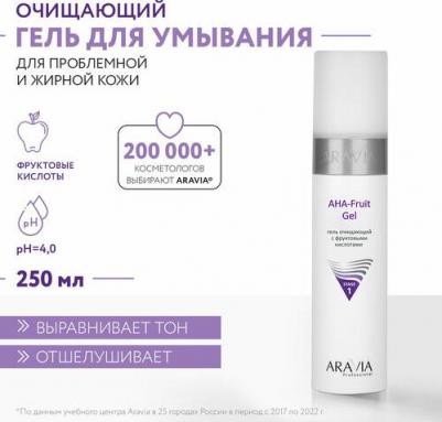 Гель очищающий с фруктовыми кислотами AHA Fruit Gel, 250 мл
