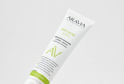Крем для умывания+скраб+маска с AHA-кислотами Anti-Acne 3-в-1 100мл – фото 13