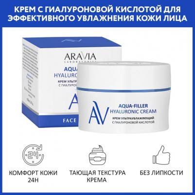 Крем ультраувлажняющий с гиалуроновой кислотой Aqua-Filler Hyaluronic Cream, 50 мл – фото 5