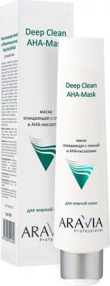 Маска для лица очищающая с глиной и АНА-кислотами 100 мл – фото 11