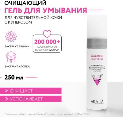 Очищающий гель для чувствительной кожи склонной к покраснениям и куперозу Couperose Control Gel – фото 5