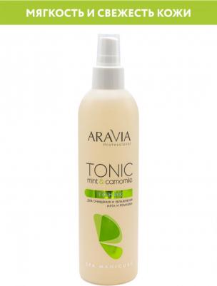 Тоник для очищения и увлажнения кожи с мятой и ромашкой, 300 мл – фото 3
