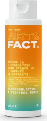 Тоник для лица Sulfur 1% + Hydrolyzed Corn Starch 1% + Сomplex of extracts, 150 мл – фото 2