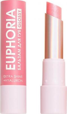 Бальзам для губ "EUPHORIA Extra shine", экстра сияние + гиалурон – фото 10