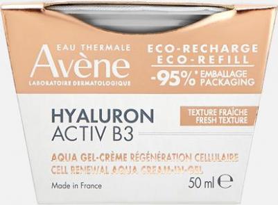 Hyaluron Activ B3 Дневной аква-гель для лица 2 в 1 регенерирующий, 50 мл Сменный блок