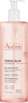 XERACALM Nutrition Легкий питательный очищающий гель, 750 мл