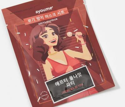 Маска для лица Маска на тканевой основе для лица от отеков – фото 2