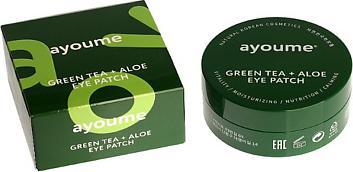 Патчи для глаз от отечности с экстрактом зеленого чая и алоэ Green Tea & Aloe Eye Patch 1,4гр*60 – фото 1
