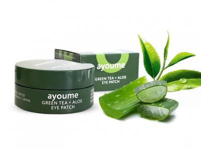 Патчи для глаз от отечности с экстрактом зеленого чая и алоэ Green Tea & Aloe Eye Patch 1,4гр*60 – фото 2