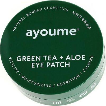 Патчи для глаз от отечности с экстрактом зеленого чая и алоэ Green Tea & Aloe Eye Patch 1,4гр*60 – фото 4