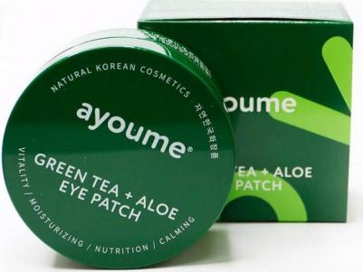 Патчи для глаз от отечности с экстрактом зеленого чая и алоэ Green Tea & Aloe Eye Patch 1,4гр*60 – фото 5